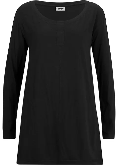 Langarmshirt aus Baumwoll-Viskose-Mix, bonprix