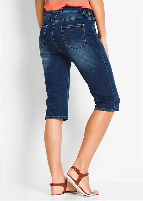 Jeans Bermuda Mid Waist, Bequembund, bonprix