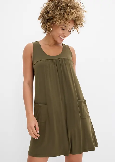 Kurzes Jerseykleid aus softer Viskose, bonprix