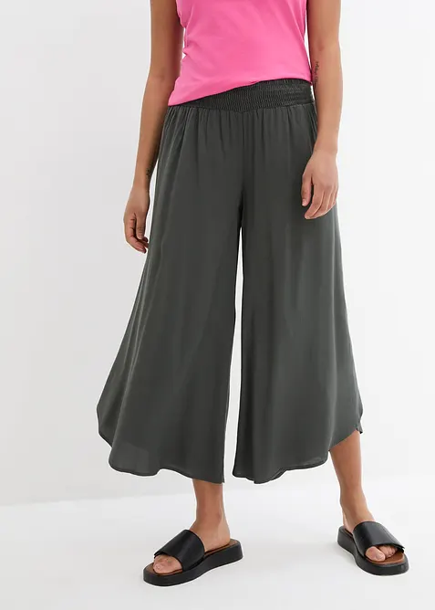 Wadenlange Culotte aus softer Viskose, bonprix