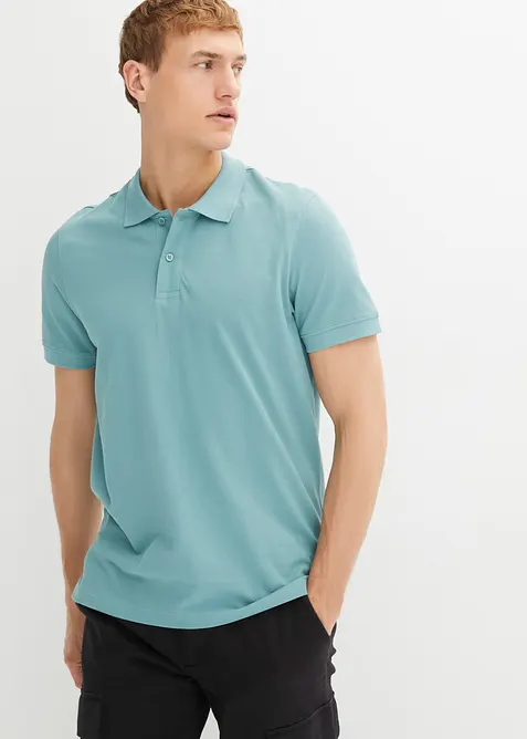 Piqu&eacute;-Poloshirt aus reiner Bio-Baumwolle, bonprix