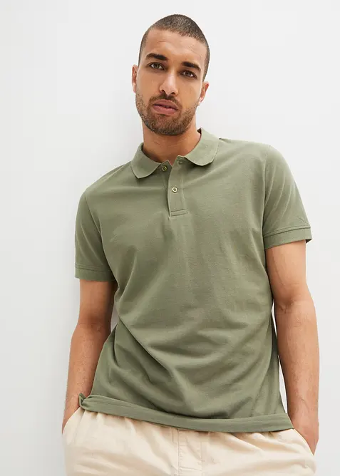 Piqu&eacute;-Poloshirt aus reiner Bio-Baumwolle, bonprix
