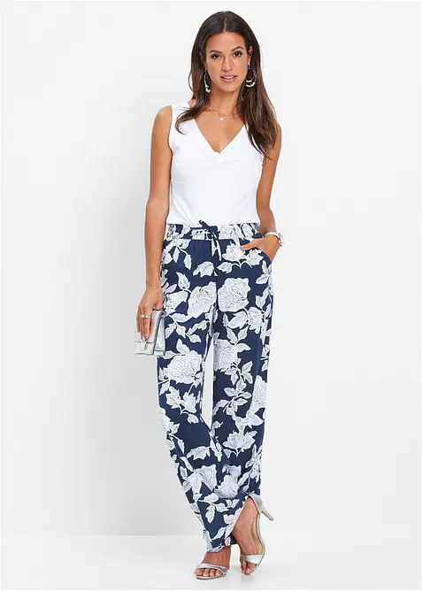 Palazzo-Hose aus flie&szlig;ender Viskose, bonprix