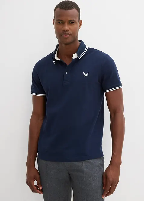 Polo en maille piqu&eacute;e 100% coton, bonprix