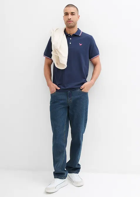 Piqu&eacute;-Poloshirt aus reiner Bio-Baumwolle, bonprix