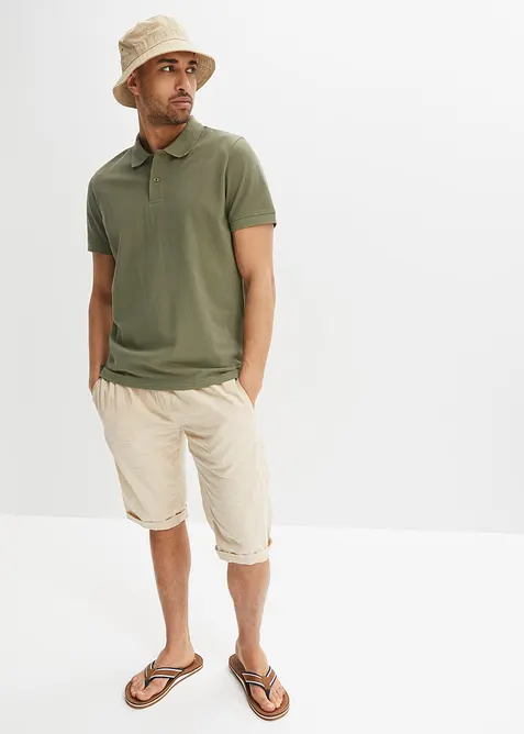 Piqu&eacute;-Poloshirt aus reiner Bio-Baumwolle, bonprix