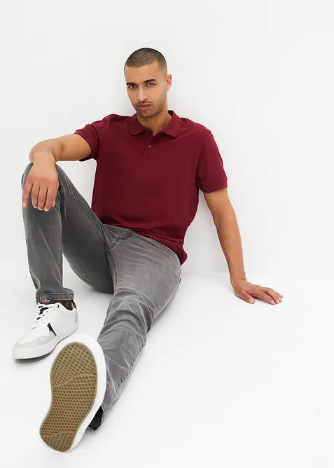 Polo en maille piqu&eacute;e 100% coton, bonprix