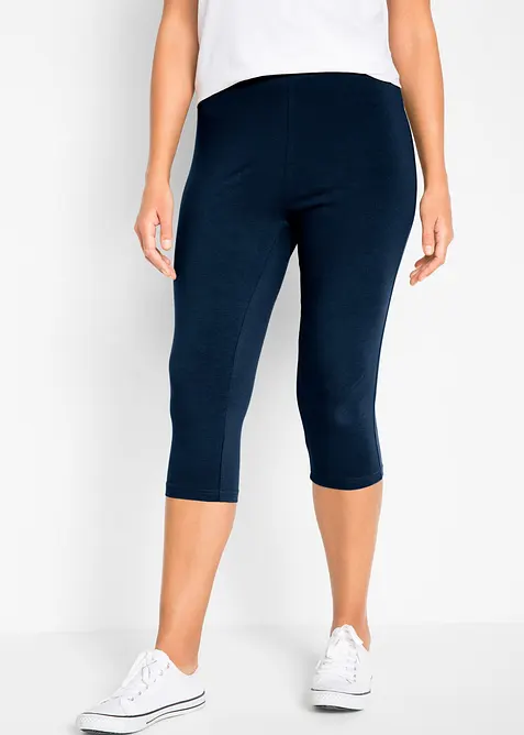 Schmal geschnittene Capri-Leggings (2er Pack), bonprix