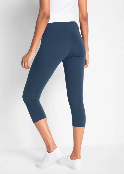 Schmal geschnittene Capri-Leggings (2er Pack), bonprix