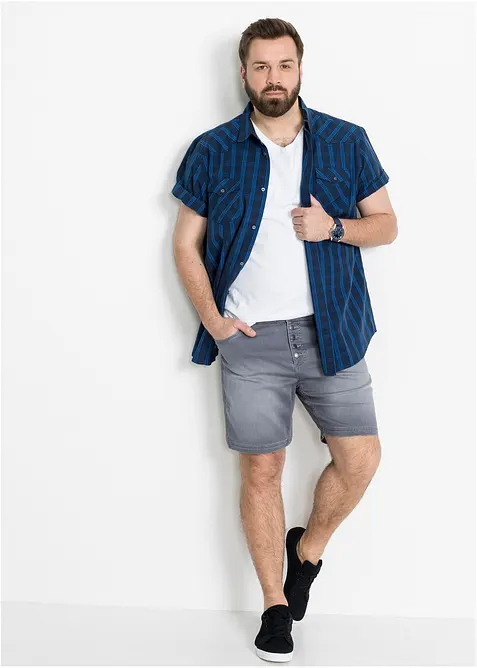 Kurzarmhemd aus reiner Baumwolle, bonprix