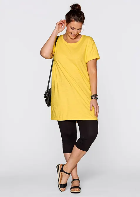 Schmal geschnittene Capri-Leggings (2er Pack), bonprix