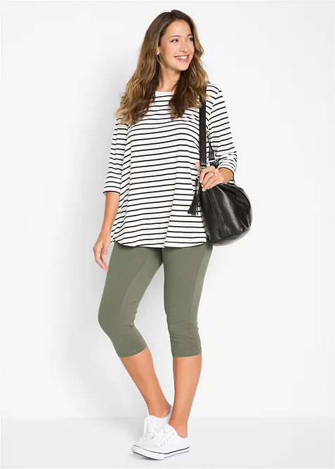 Lot de 2 leggings corsaire &eacute;troits, bonprix