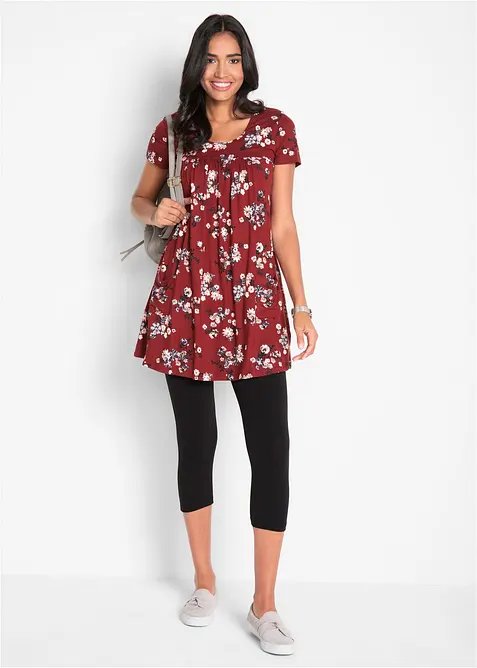 Schmal geschnittene Capri-Leggings (2er Pack), bonprix