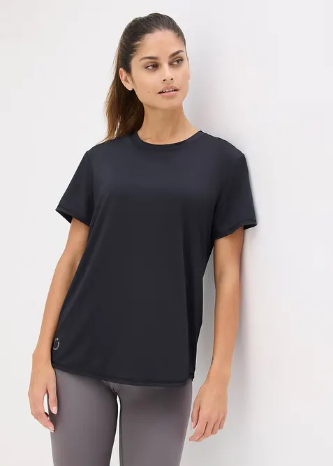 Weites Sport-Shirt mit Strukturoptik, bonprix