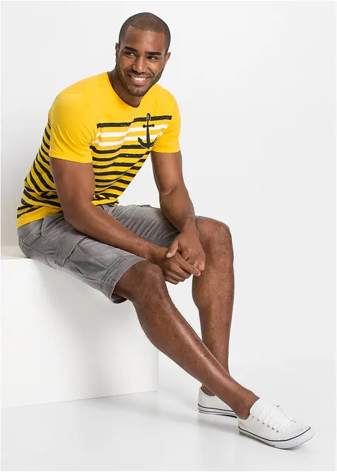 Sweatjeans-Bermuda, Regular Fit, bonprix