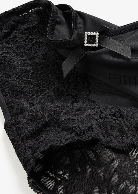 Highwaist Slip  mit zarter Spitze, bonprix
