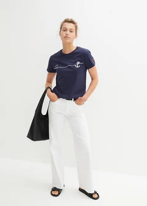 T-shirt brod&eacute;, bonprix