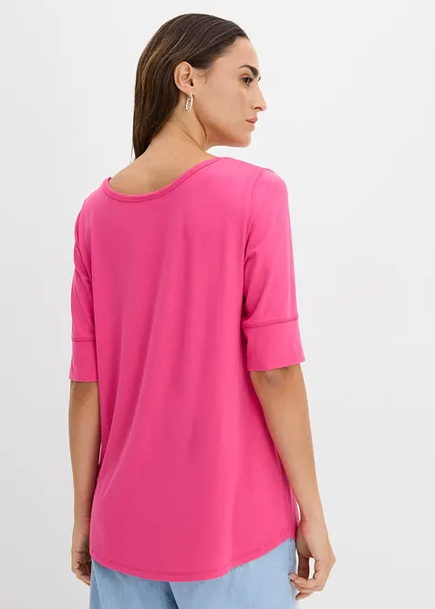 T-shirt doux en viscose extensible, bonprix