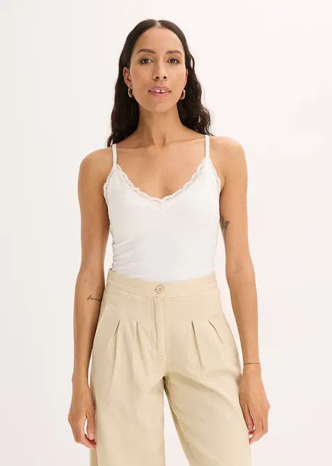 Ripp-Top aus softem Viskose-Mix (2er Pack), bonprix