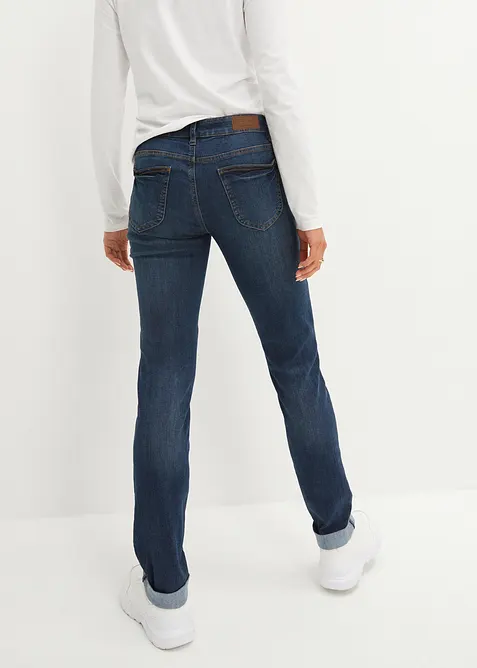 Straight Jeans High Waist, Stretch, bonprix