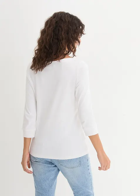 T-shirt manches longues 100% coton, bonprix