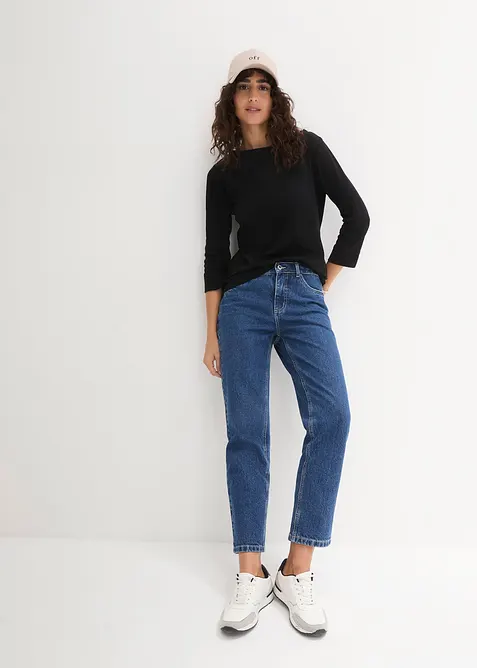 Langarmshirt aus reiner Bio-Baumwolle, bonprix