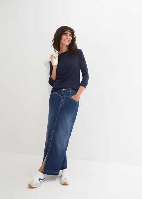 T-shirt manches longues 100% coton, bonprix