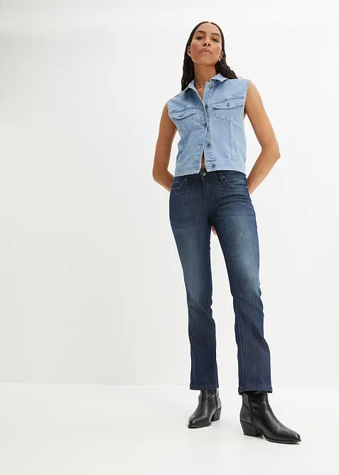 Bootcut Jeans Mid Waist, Stretch, bonprix