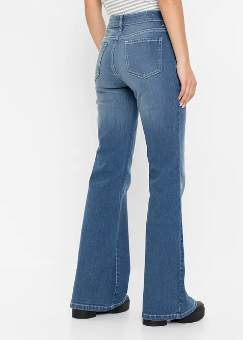 Jean bootcut, taille mi-haute, bonprix