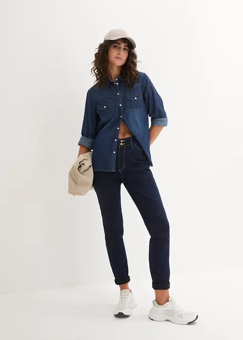 Jean slim taille haute, super extensible, bonprix