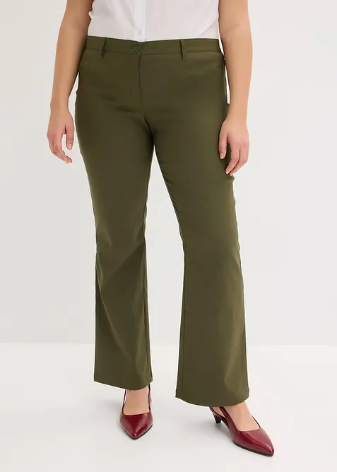 Pantalon extensible, bootcut, bonprix