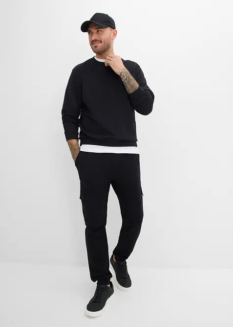 Cargo-Jogginghose aus reiner Bio-Baumwolle, bonprix