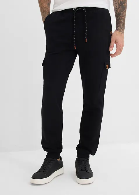Cargo-Jogginghose aus reiner Bio-Baumwolle, bonprix