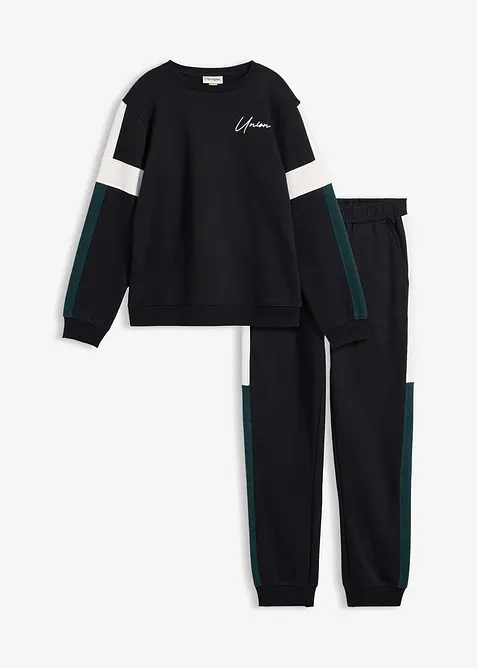 Jogginganzug aus reiner Bio Baumwolle, bonprix