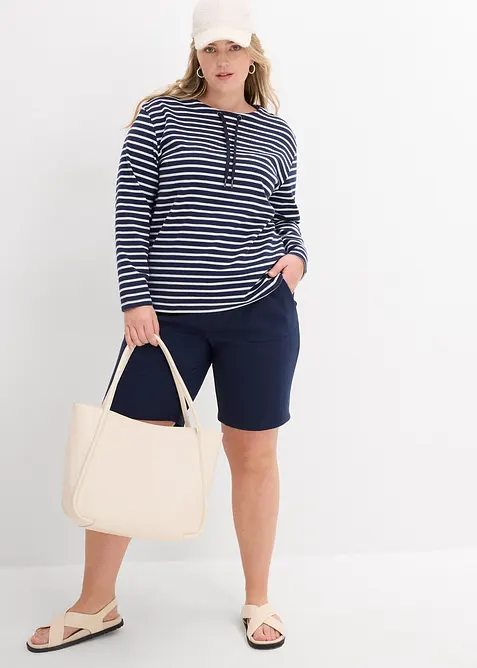 Short sweat avec poches, bonprix