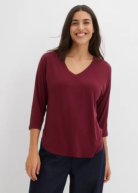 Shirt aus flie&szlig;endem Viskose-Mix, bonprix