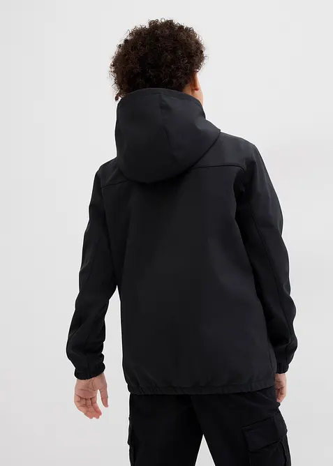 Veste softshell d&eacute;perlante &agrave; capuche, bonprix