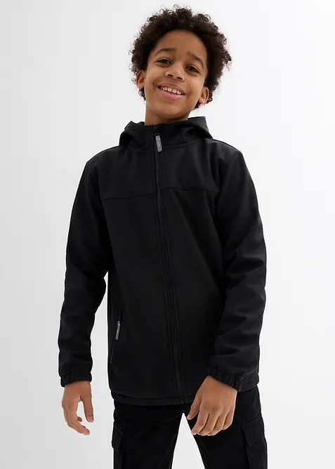 Veste softshell d&eacute;perlante &agrave; capuche, bonprix