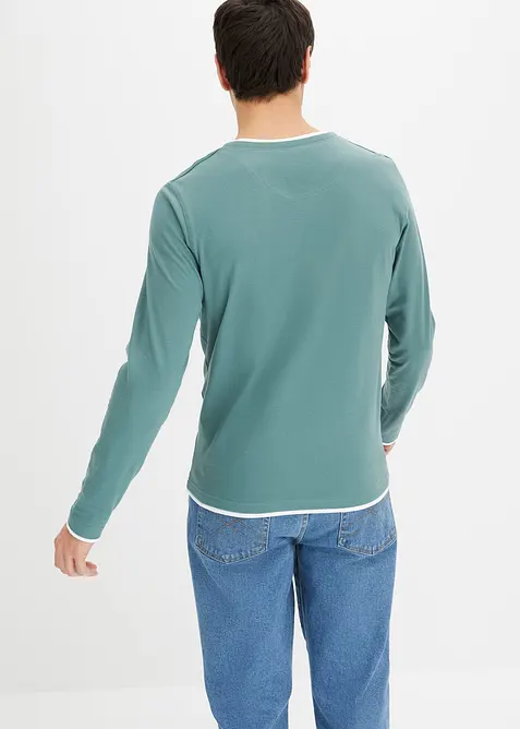 T-shirts manches longues, style 2en1, bonprix