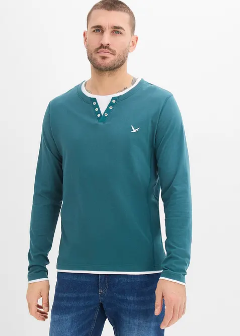 T-shirts manches longues, style 2en1, bonprix