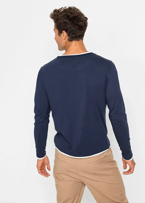 T-shirts manches longues, style 2en1, bonprix