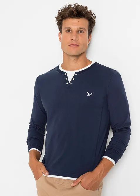 T-shirts manches longues, style 2en1, bonprix