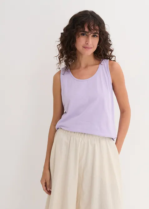 Long-Top aus reiner Baumwolle (5er Pack), bonprix