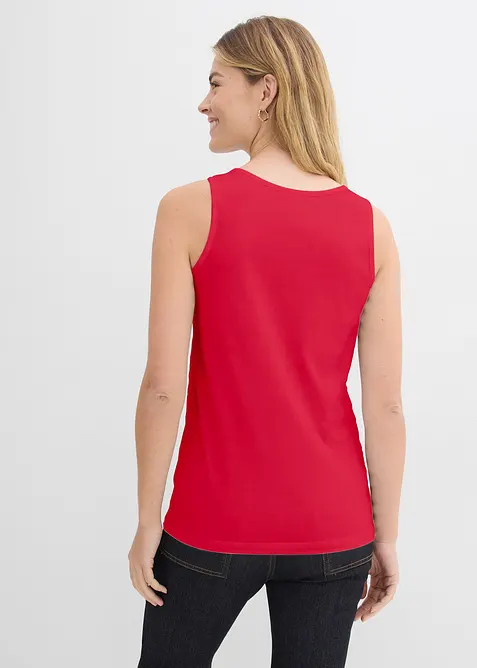 Long-Top aus reiner Baumwolle (5er Pack), bonprix