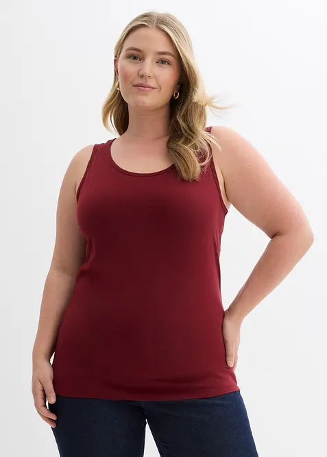 Long-Top aus reiner Baumwolle (5er Pack), bonprix