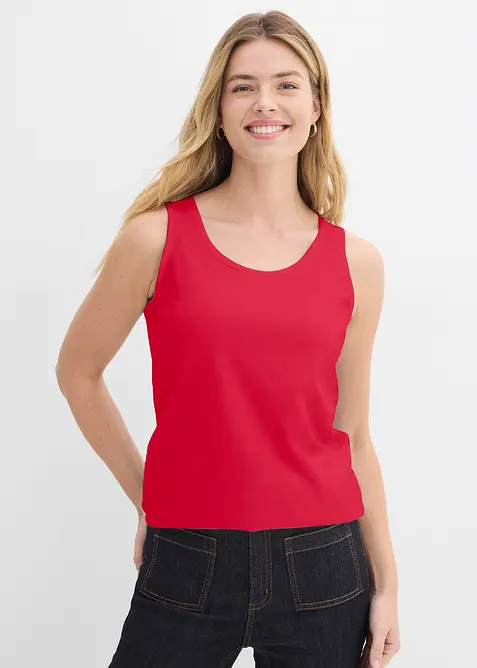 Long-Top aus reiner Baumwolle (5er Pack), bonprix