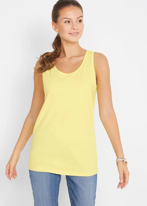 Long-Top aus reiner Baumwolle (5er Pack), bonprix