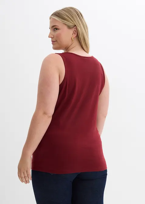 Long-Top aus reiner Baumwolle (5er Pack), bonprix