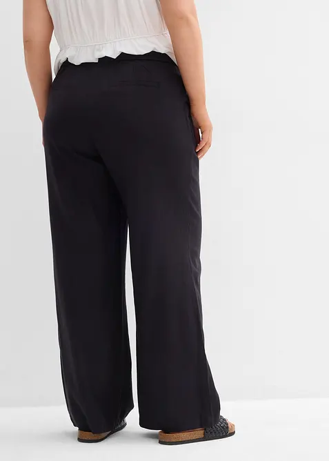 Palazzo-Hose mit Leinen, bonprix