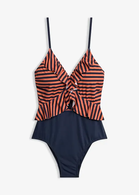 Badeanzug mit Volant, bonprix